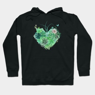 Succulent Heart Hoodie